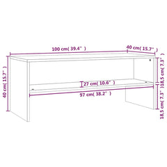 vidaXL TV Cabinet | Sonoma oak | Engineered wood | Medium | TV Cabinet 6
