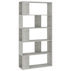 vidaXL Book Cabinet | Concrete Grey | Engineered wood | Medium | Book Cabinet 2