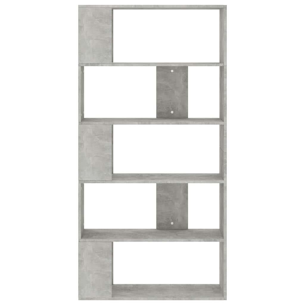 vidaXL Book Cabinet | Concrete Grey | Engineered wood | Medium | Book Cabinet 5