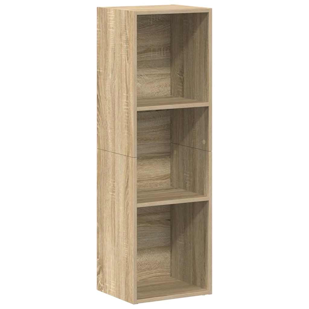 vidaXL Book Cabinet | Sonoma oak | Engineered wood | Medium | Book Cabinet 2