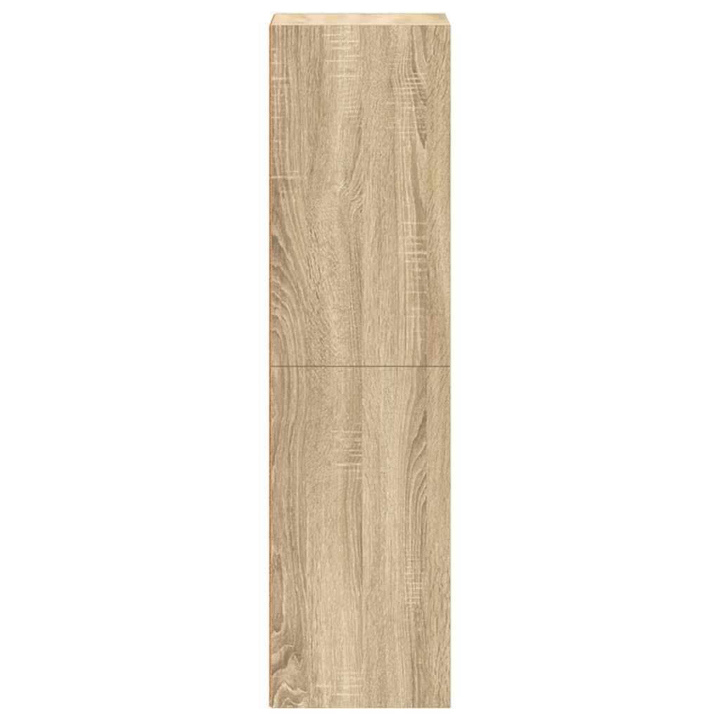 vidaXL Book Cabinet | Sonoma oak | Engineered wood | Medium | Book Cabinet 6
