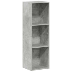 vidaXL Book Cabinet | Concrete Grey | Engineered Wood | Small | Book Cabinet 2