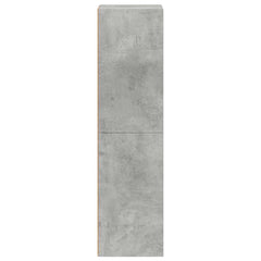 vidaXL Book Cabinet | Concrete Grey | Engineered Wood | Small | Book Cabinet 5