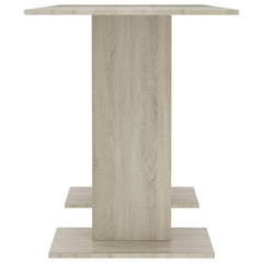 800246 vidaXL Dining Table Sonoma Oak 110x60x75 cm Engineered Wood 4
