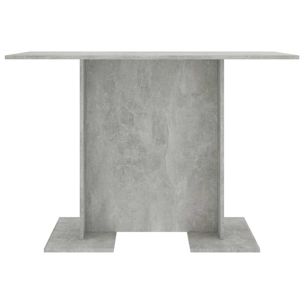 800247 vidaXL Dining Table Concrete Grey 110x60x75 cm Engineered Wood 3