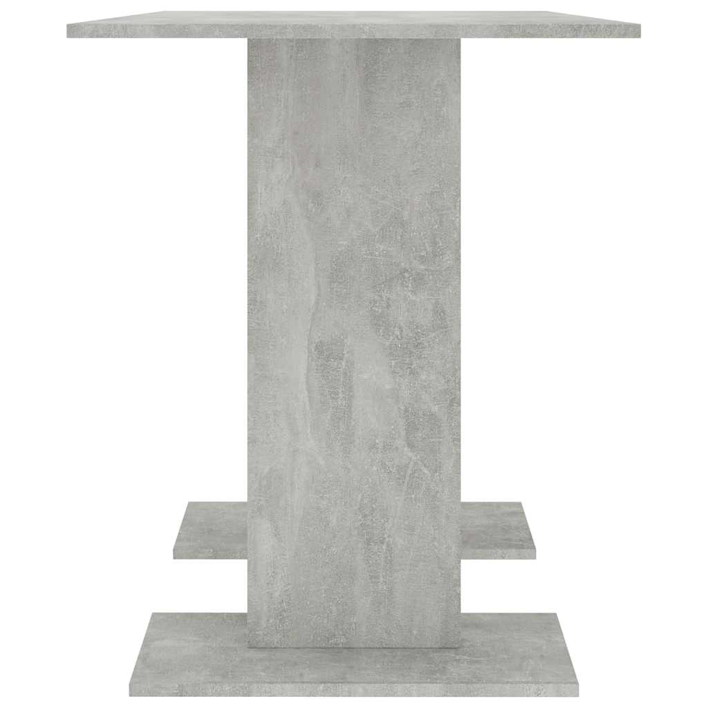 800247 vidaXL Dining Table Concrete Grey 110x60x75 cm Engineered Wood 4