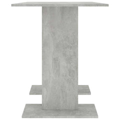 800247 vidaXL Dining Table Concrete Grey 110x60x75 cm Engineered Wood 4
