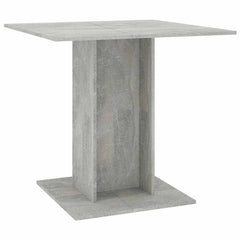 vidaXL Dining Table Concrete Grey 80x80x75 cm Engineered Wood 2