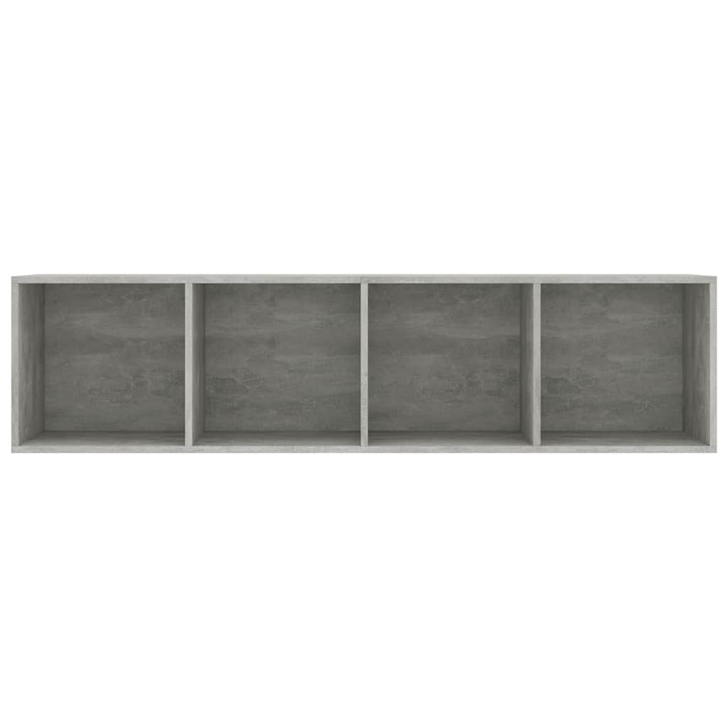 vidaXL Book Cabinet | Concrete grey | Engineered wood 6