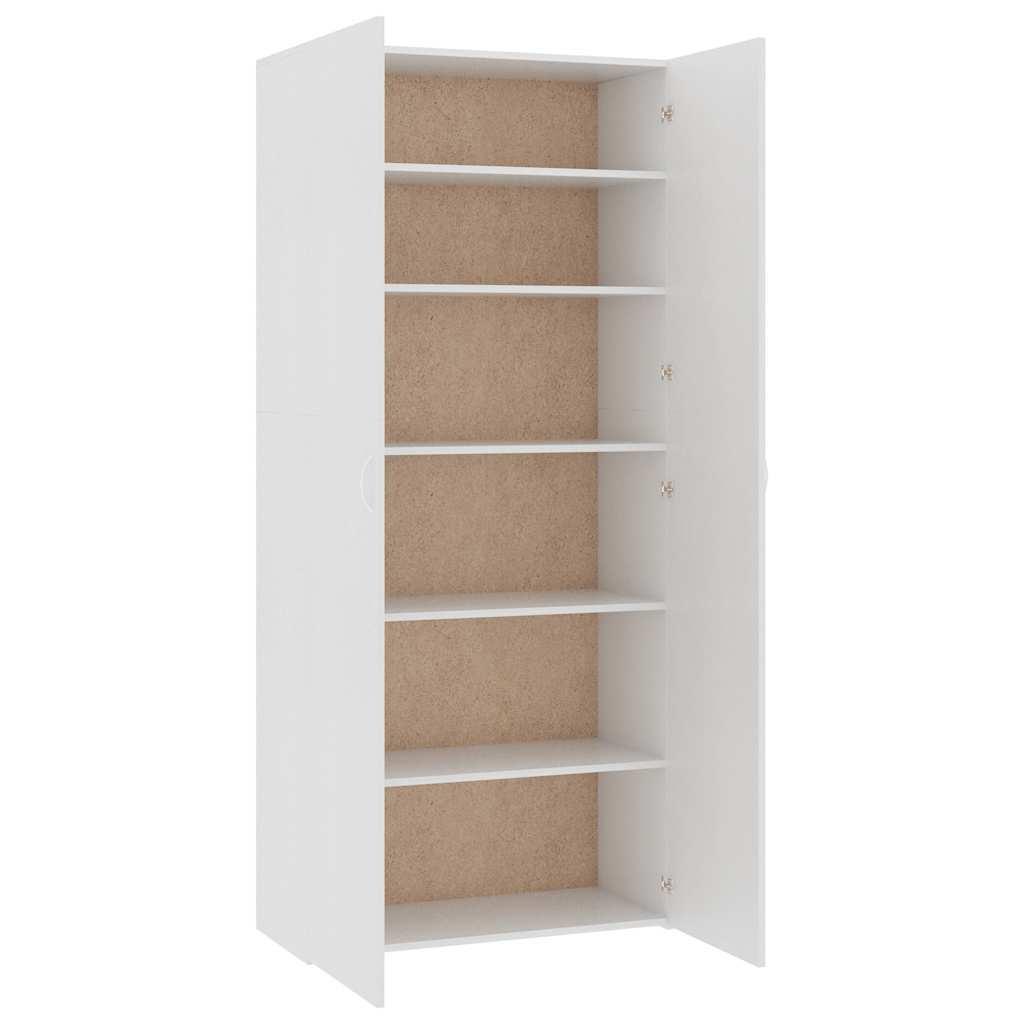 vidaXL Shoe Cabinet | White | Engineered wood | Large | Shoe Cabinet 6