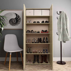 vidaXL Shoe Cabinet | Sonoma oak | Engineered wood | Standard | Shoe Cabinet 3