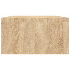 vidaXL Monitor Stand Sonoma Oak 100x24x13 cm Engineered Wood 5