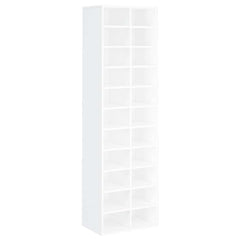 vidaXL Shoe Cabinet | White | Engineered wood | Large | Shoe Cabinet 2
