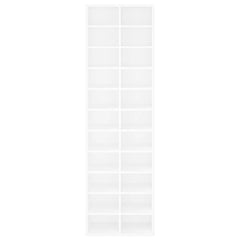 vidaXL Shoe Cabinet | White | Engineered wood | Large | Shoe Cabinet 4