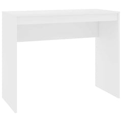 vidaXL Desk | White | Engineered Wood | 90 x 40 x 72 cm | Sleek | Desk 2