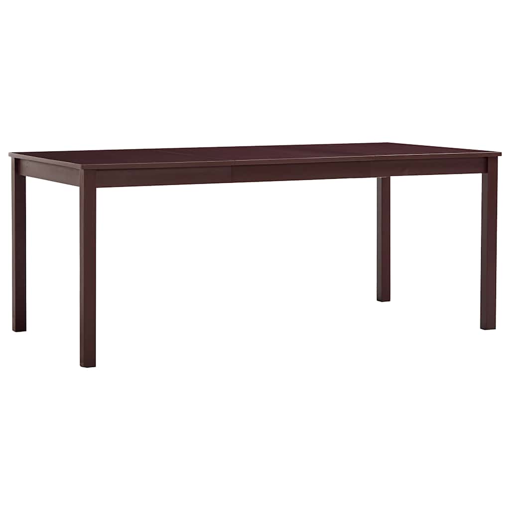 Dining Table Pinewood in Dark Brown