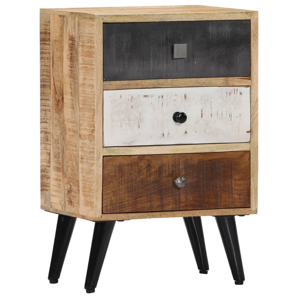 vidaXL Bedside Cabinet 40x30x60 cm Solid Mango Wood 1