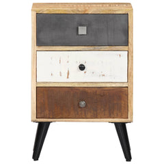 vidaXL Bedside Cabinet 40x30x60 cm Solid Mango Wood 2