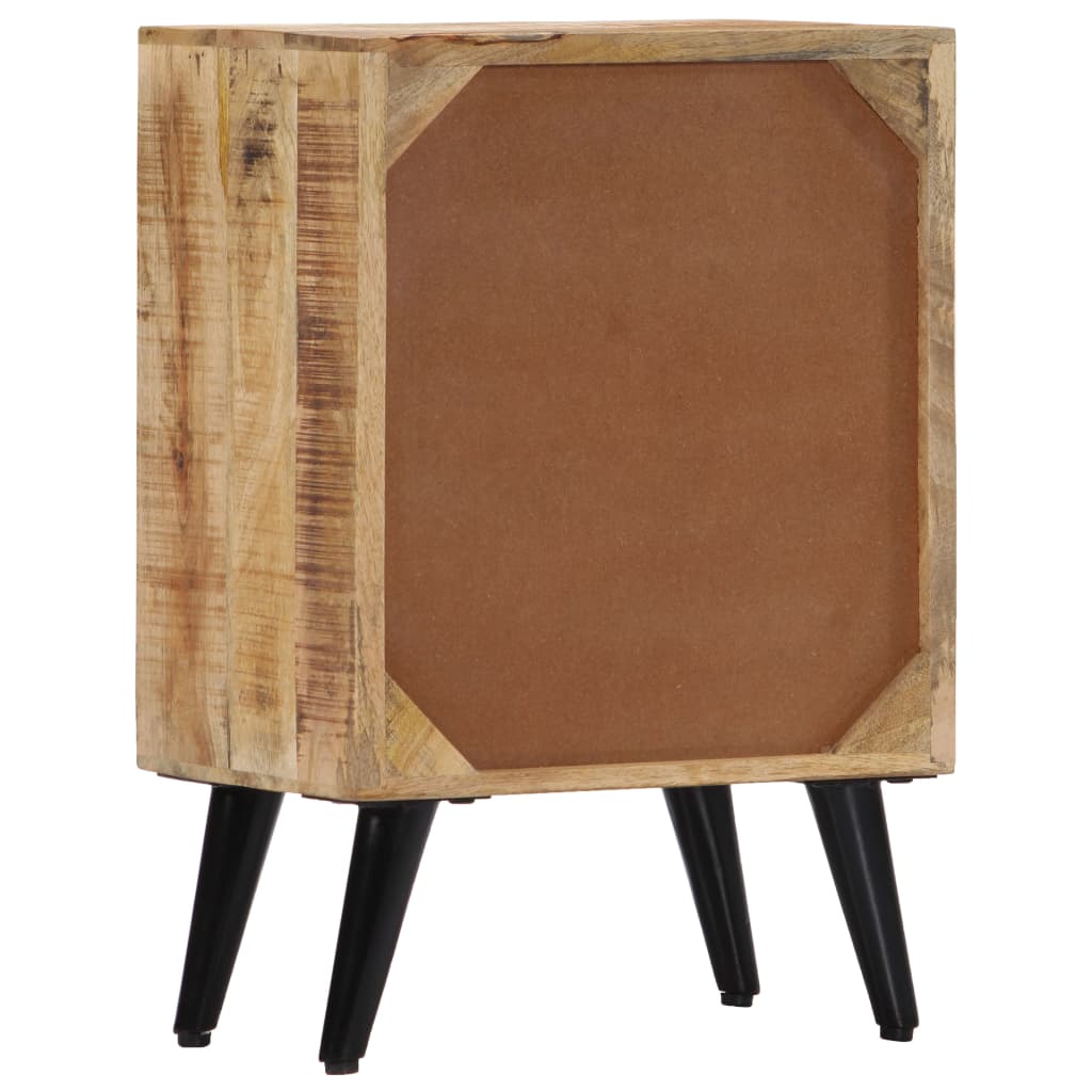 vidaXL Bedside Cabinet 40x30x60 cm Solid Mango Wood 4