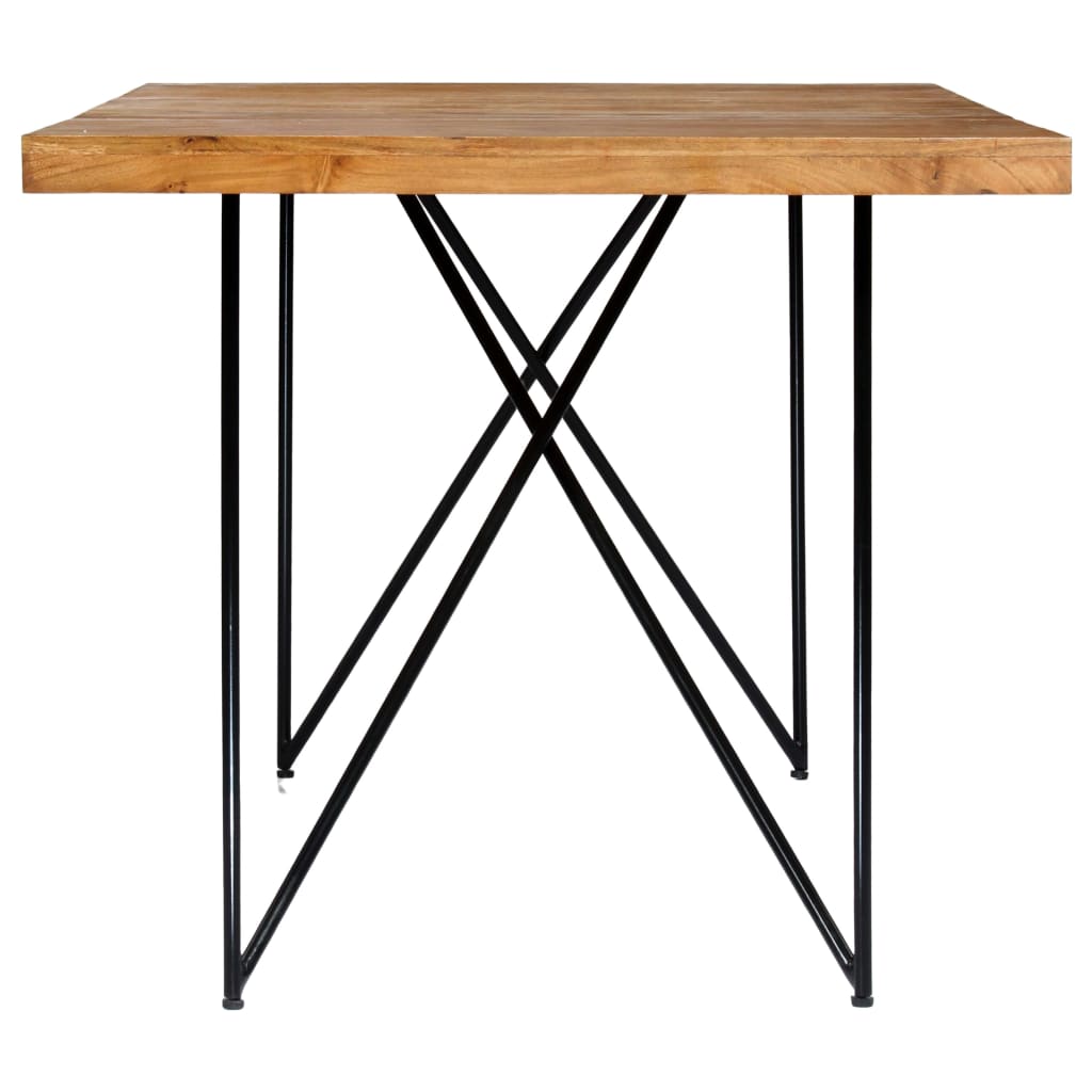 vidaXL Dining Table 180x90x76 cm Solid Acacia Wood 3
