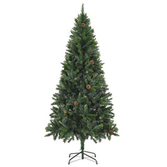 vidaXL Christmas Tree | Green | PVC, Iron | 180cm | Decorative Inlays 2