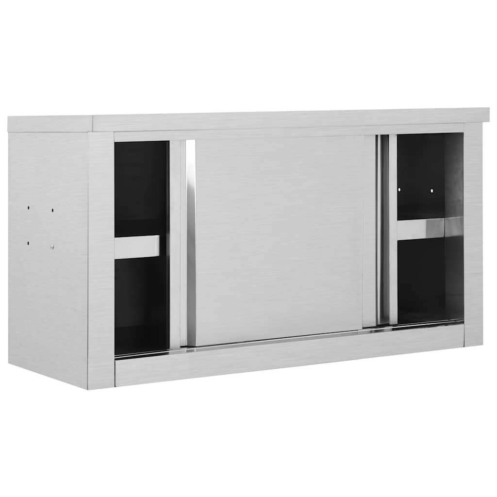 Kitchen Wall Cabinet with Sliding Doors 90 x 40 x 50 cm