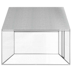 Outdoor Chicken Cage 2,75x2x1,92 m Galvanised Steel 2.75 x 2 x 1.92 m