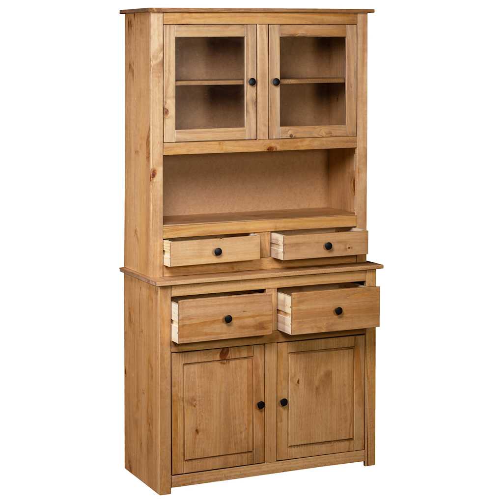 Highboard Solid Pine Panama Range, image 2