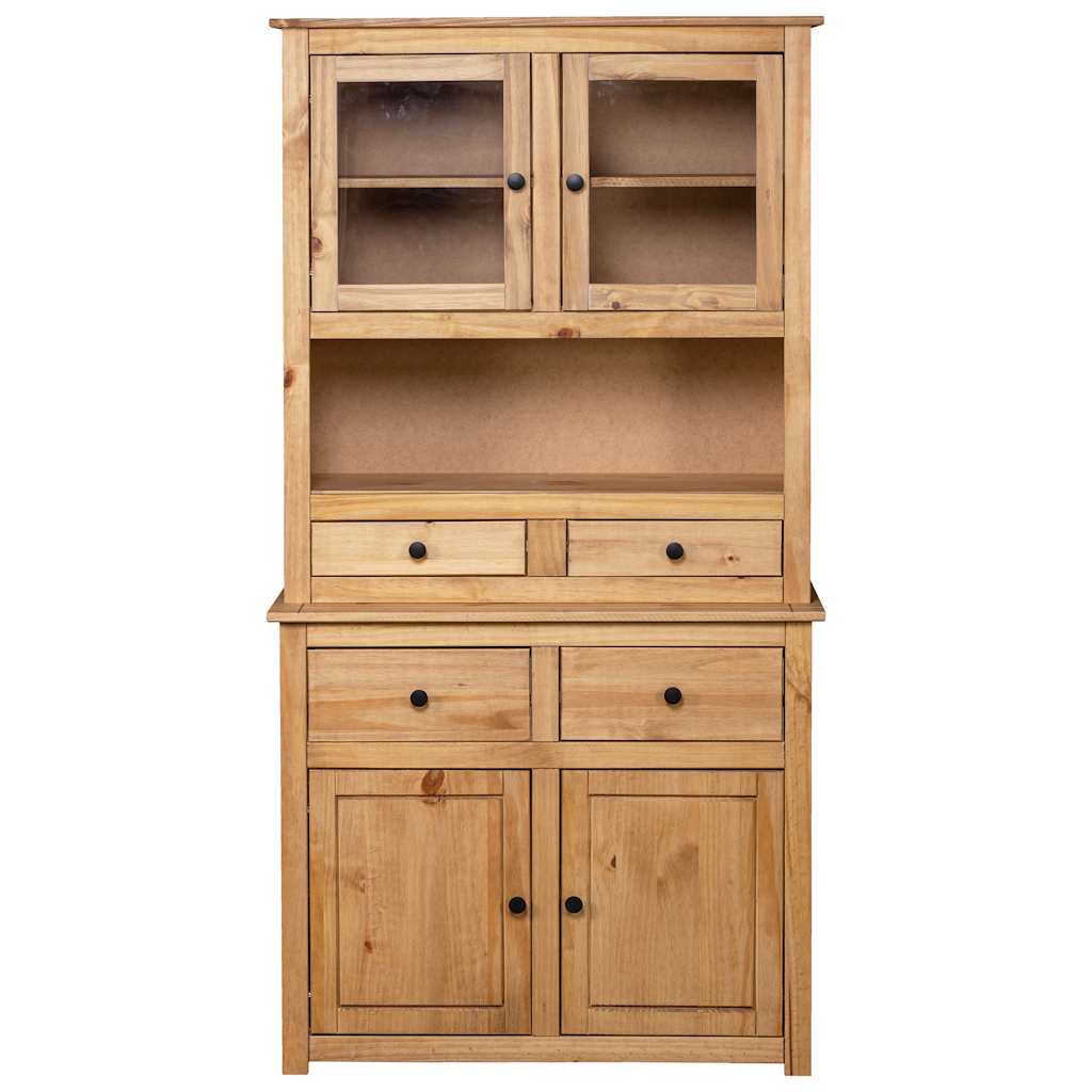 Highboard Solid Pine Panama Range, image 3