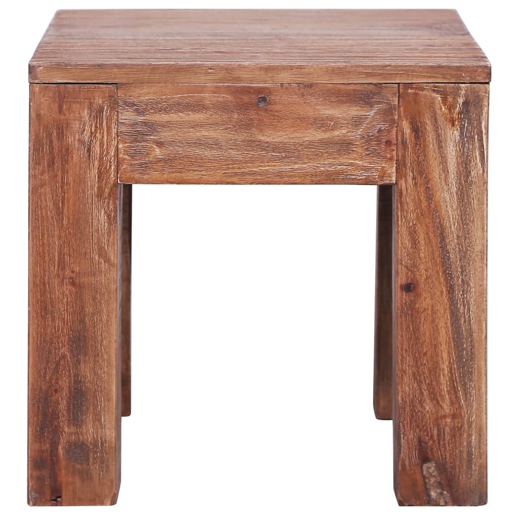 vidaXL Coffee Table | Varied brown tones | Solid mahogany wood | Small 2