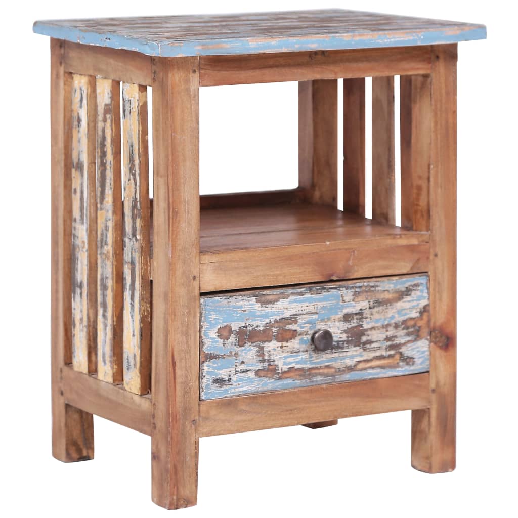 vidaXL Bedside Cabinet 41x30x50 cm Solid Mahogany Wood 1