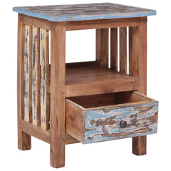 vidaXL Bedside Cabinet 41x30x50 cm Solid Mahogany Wood 2