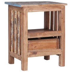 vidaXL Bedside Cabinet 41x30x50 cm Solid Mahogany Wood 3