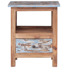 vidaXL Bedside Cabinet 41x30x50 cm Solid Mahogany Wood 4