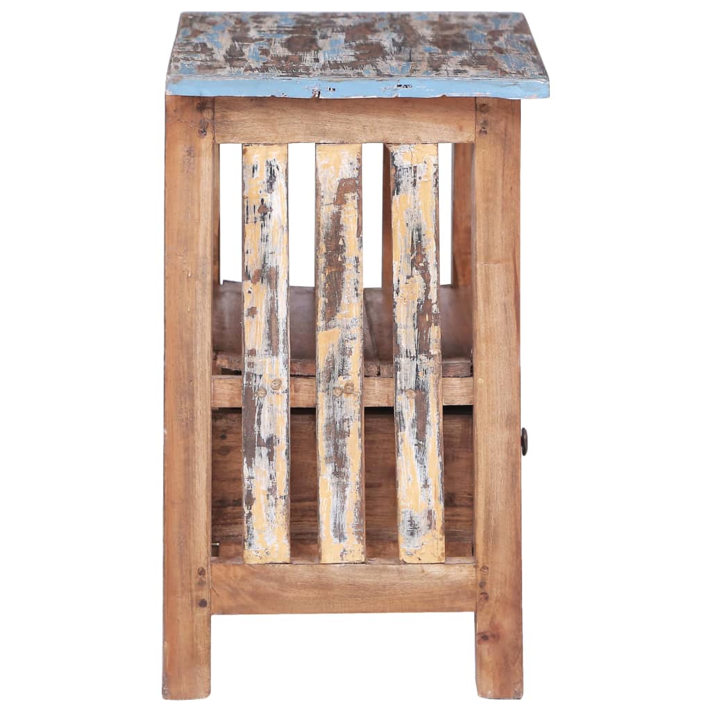 vidaXL Bedside Cabinet 41x30x50 cm Solid Mahogany Wood 5