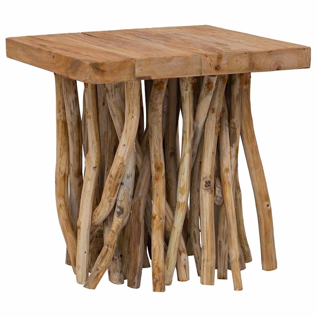 283936 vidaXL Log Coffee Table 40x40x40 cm Mixed Recycled Wood 4