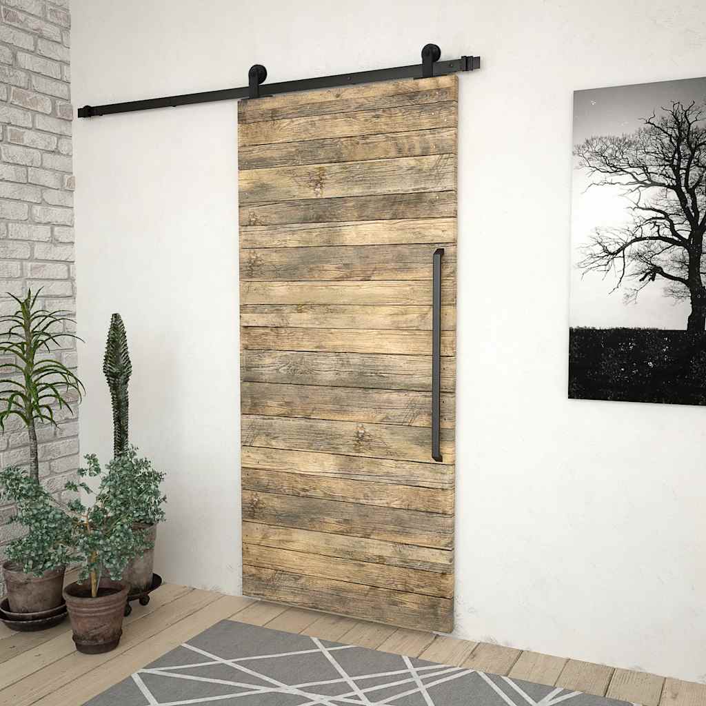 Sliding Door Hardware Kit Steel 183 cm 1