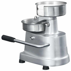 Hamburger Press Machine with 500 Patty Papers Aluminium 10 cm 130 mm