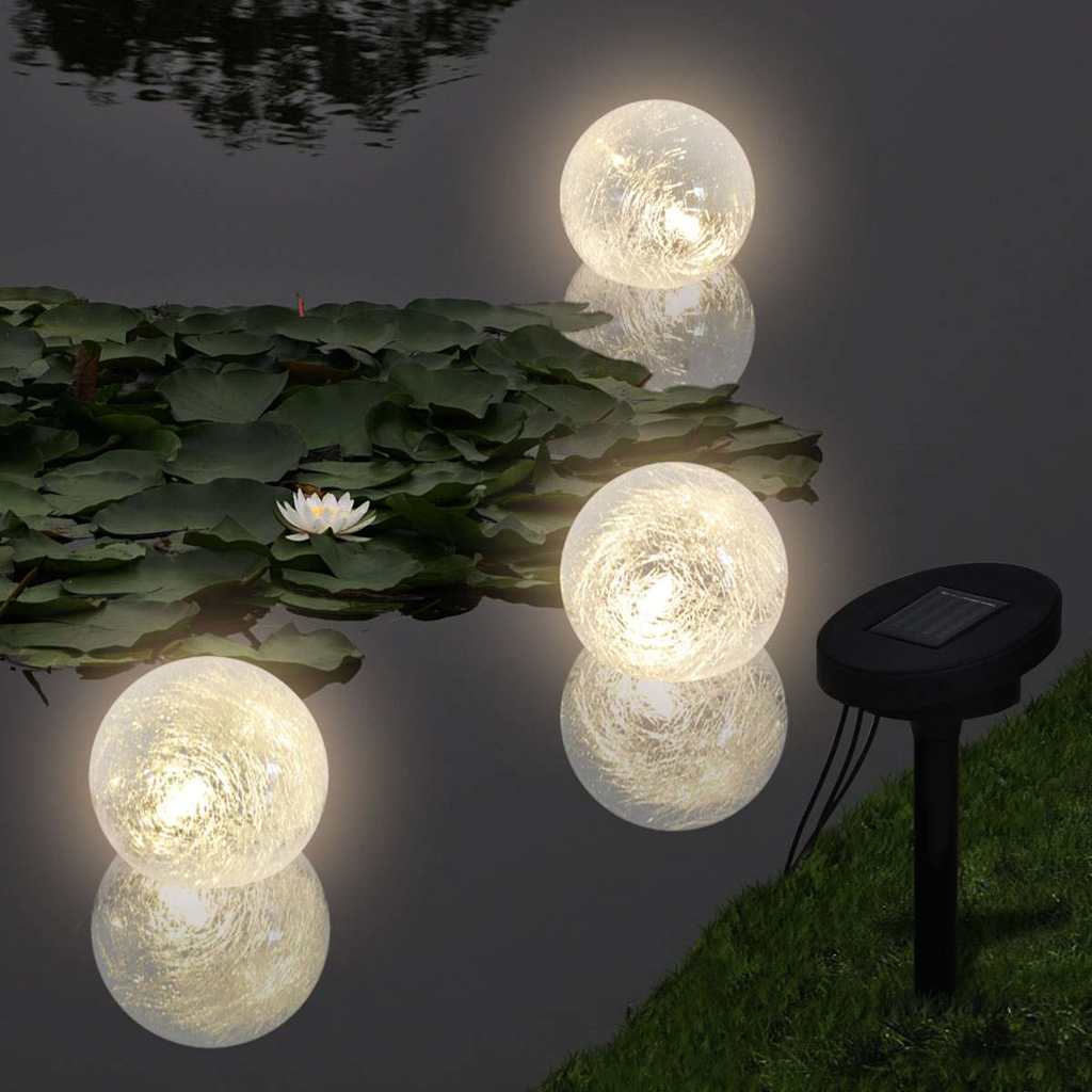 vidaXL Floating Lamps 6 pcs LED for Pond and Pool 1