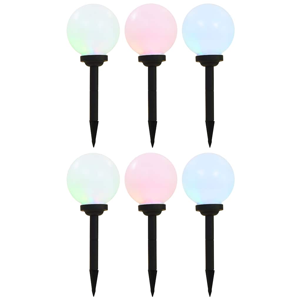 Outdoor Solar Lamps LED Spherical RGB 20 cm 6