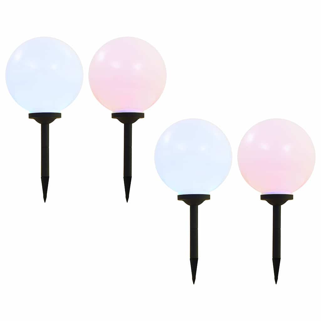 Outdoor Solar Lamps LED Spherical RGB 30 cm 4