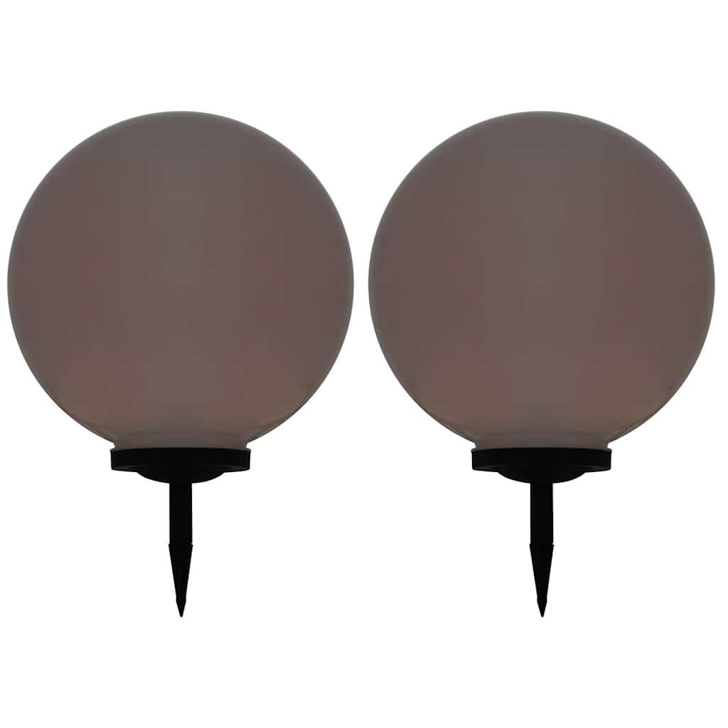 Outdoor Solar Lamps LED Spherical RGB 50 cm 2