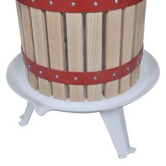 vidaXL 2 Piece Fruit & Wine Press and Crusher Set 5