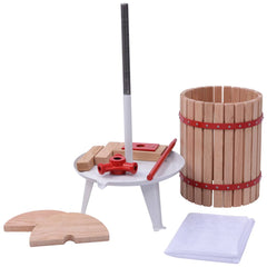 vidaXL 2 Piece Fruit & Wine Press and Crusher Set 3