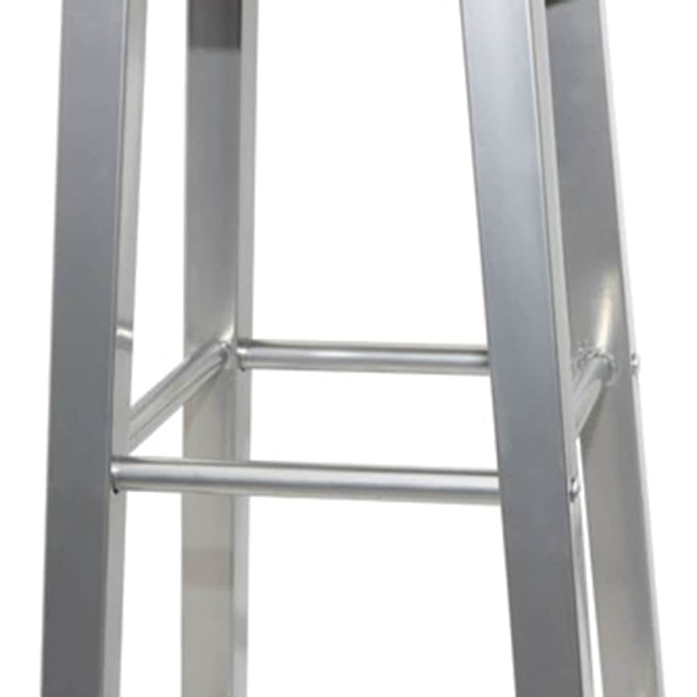 vidaXL Bar Stools 4 pcs Silver and Brown MDF 4