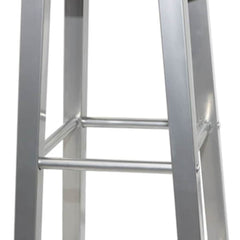 vidaXL Bar Stools 4 pcs Silver and Brown MDF 4