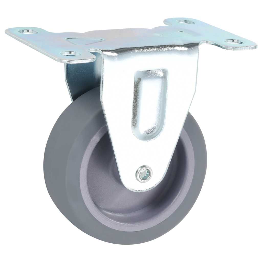 vidaXL 8 pcs Fixed Casters 75 mm 3