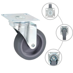 vidaXL 8 pcs Swivel Casters 75 mm 2