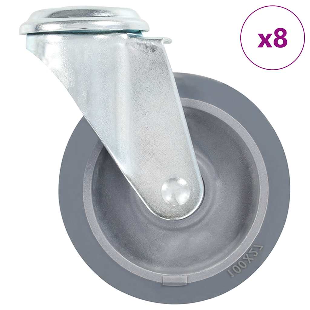 Bolt Hole Swivel Casters 100 mm 8