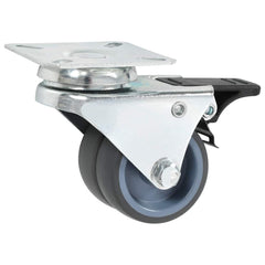 vidaXL 8 pcs Twin-wheel Swivel Casters 50 mm 6